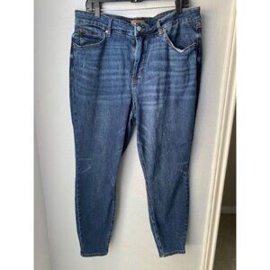 Judy Blue Women's Jeans Size 20W Skinny Fit Dark Wash Minimal Distressing